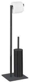 WENKO 71556800 - Set WC RECCO 20 x 71,5 cm, negru