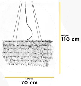 Lustră pe cablu MAKANI 6xE14/6W/230V ONLI