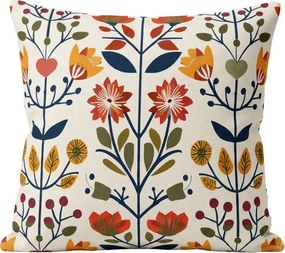 Fata de perna din polibumbac FOLKLORIA POLY 45x45 cm, colorat
