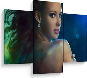 Tablou - Privirea unei femei tinere (90x60 cm)
