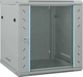 vidaXL Dulap de rețea cu depozitare Gri 60 x 45 x 65 cm Oțel