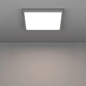 Eglo 901767 - Plafonieră LED FUEVA pentru baie, 13 W, 230 V, 29 x 29 cm, IP44, crom