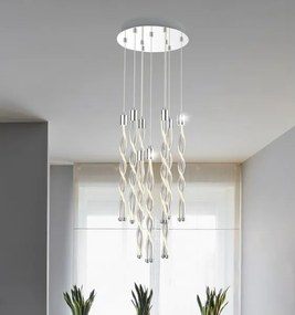 Rabalux 5766 - Lustră LED pe cablu RAINA 8xLED/7,5W/230V