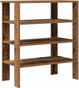 vidaXL Pantofar, Lemn vechi, 61x32x70 cm, lemn compozit