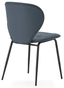 Scaune de dining gri-închis 2 buc. Maura – Marckeric