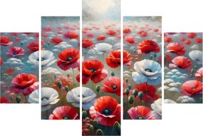 Tablou - Câmp de maci (150x105 cm)