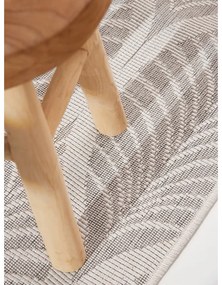 Covor tip traversă pentru interior și exterior gri/fildeș 80x250 cm Duet Liora – NORTHRUGS