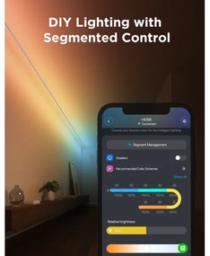 Govee - Bandă LED RGBICWW suspendată LED/36W/24V 4m Skyline Matter Wi-Fi