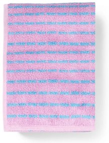 Prosop albastru/roz din amestec de bambus din frotir 50x100 cm Nuance – JUNA