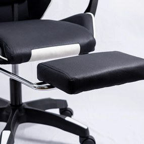 Scaun de gaming din stofa cu spatar rabatabil OFF 295 negru