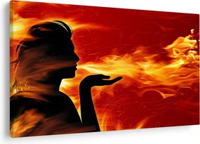 Tablou femeii în foc (90x60 cm)