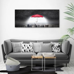 Tablou canvas Umbrela deasupra orașului