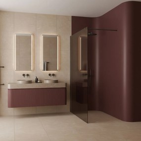 Paravan de dus Rea Flexi Brown / Titan 130