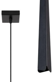 Lustră pe cablu Sollux SL.1400 PRYSM 1xG9/8W/230V negru