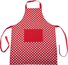 Set de bucătărie PUNCTE roșu 3 piese