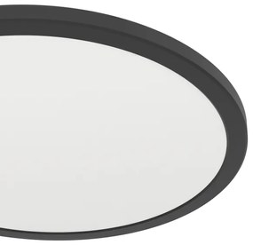 Plafonieră LED de exterior Eglo 901439 ROVITO 18,5W/230V d. 38,9 cm IP44 negru