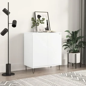 827156 vidaXL Servantă, alb, 60x35x70 cm, lemn prelucrat
