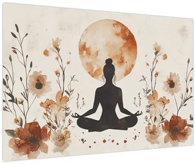 Tablou - Yoga Portocalie (90x60 cm)