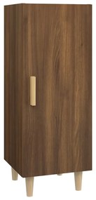 817404 vidaXL Servantă, stejar maro, 34,5x34x90 cm, lemn compozit