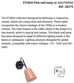 Aplica de perete design modern Studio roz