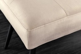 Bancheta tapitata design modern Boutique 100cm, sampanie