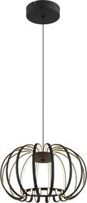 Lustra LED suspendata moderna RIBBON negru
