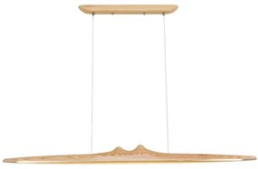 Lustră LED pe cablu LED/22W/230V 4000K 120 cm frasin/lemn masiv