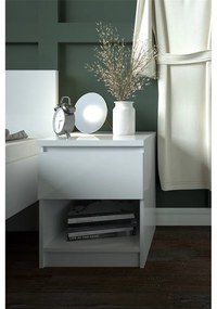 Noptieră albă Naia - Tvilum