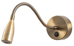 Aplică de perete Reading - 3247, bronz