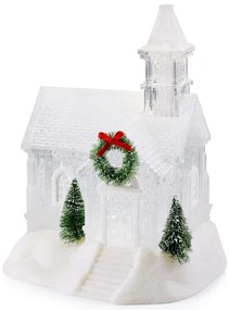 Decorațiune luminoasă de Crăciun albă Chapelle – Markslöjd