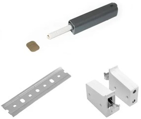 Armonia Suspendat vertical cu 1 usa cu sistem &quot;PUSH TO OPEN&quot; front PAL Negru