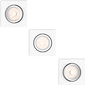 Philips 50193/31/PN - Set de 3 spoturi încastrate ENNEPER 1xGU10/5,5W/230V