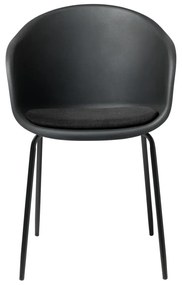 Scaun Unique Furniture Topley, negru-gri