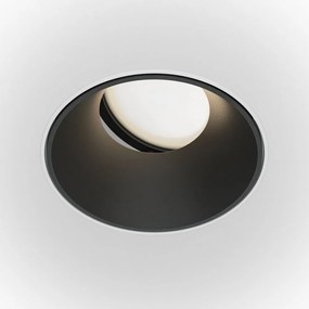 Spot incastrabil design tehnic Share alb, negru 10,2cm