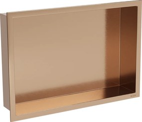 Mexen X-Wall-R raft în perete cu flanșă 45 x 30 cm, cupru periat - 19C0453010