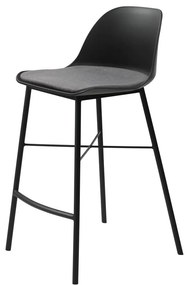 Scaun bar Unique Furniture Whistler, negru-gri