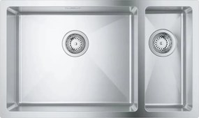 Chiuveta inox Grohe K700U 76x45.1 cm 2 cuve
