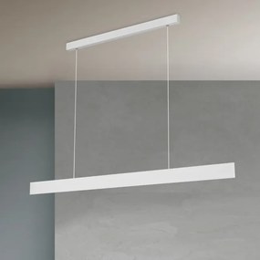 Lustra LED suspendata moderna up/down GIDEON alba