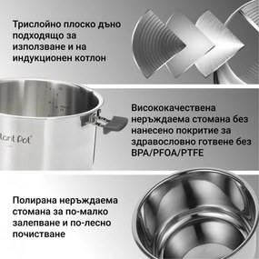 Instant Pot Pro Crisp + Air Fryer 140002701, 1500 W, 7.6 L, 11 programe, coș Air Fryer, afișaj LCD, negru