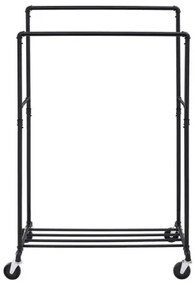 Cuier mobil pe suport LINEA, negru