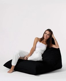 Fotoliu puf pentru grădină Pyramid Big Bed Pouf - Black
