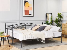 Pat extensibil 80 cm TULO (negru) (cu somieră). 1022656