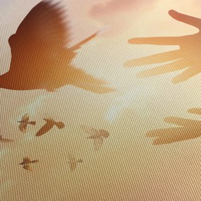 Tablou - Porumbițo, zboară! (120x50 cm)