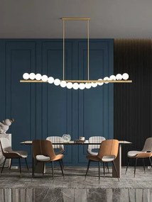 Lustra LED Pendul Elit's Imala, 14Abajururi, bec G9 Gold