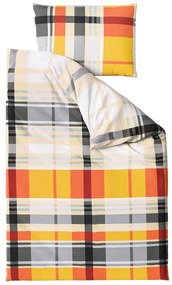 Lenjerie de pat din bumbac Renforce ORANGE KUBE colorat Dimensiunile lenjeriei: 70 x 90 cm | 140 x 200 cm