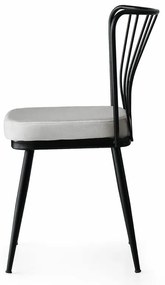 Set de scaune de sufragerie Yildiz White, 4 buc., 4 buc