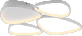 Schöner Wohnen 14038-16 - Plafonieră LED dimabilă PEBBLES LED/35,5W/230V albă