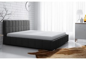 Pat tapițat cu sp. depozitare Mikael (140x200) (Rico 13). Promo -17%. 1058864