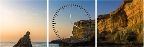 Tablou - recif de mare (cu ceas) (90x30 cm)