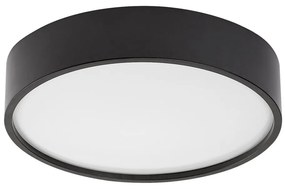 Plafoniera LED cu senzor de miscare si protectie IP44 Larcia negru, 28cm